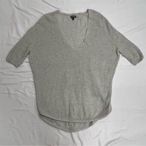 Express Oversized Dolman Gray Sweater